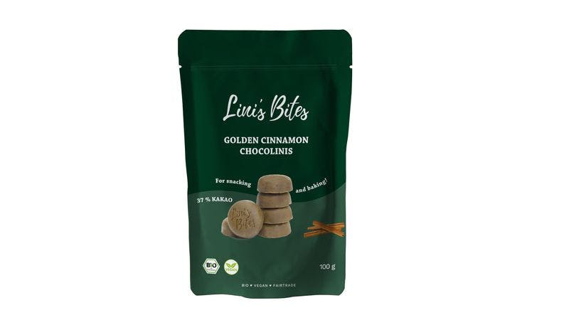 Lini's Bites Bio Golden Cinnamon Chocolinis