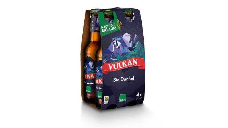 Vulkan BIO Dunkel Fourpack