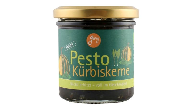 Pesto Kürbiskerne mit Kürbiskernöl und Wildbärlauch Nicht erhitzt - voll im Geschmack!