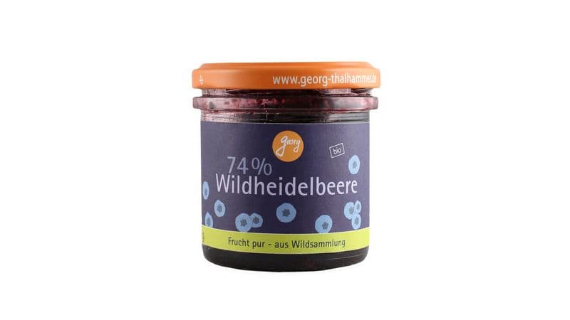 Wildheidelbeere 74% Frucht mit Xylitol