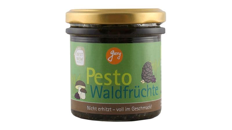 Pesto Waldfrüchte mit Wildheidelbeeren, Maronen, Steinpilzen Bio