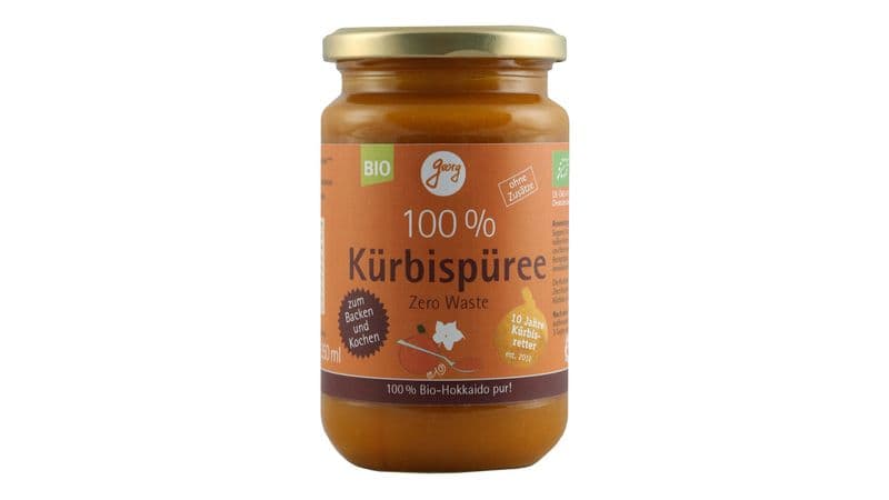 Kürbispüree Bio 100% Bio Hokkaido-Kürbis